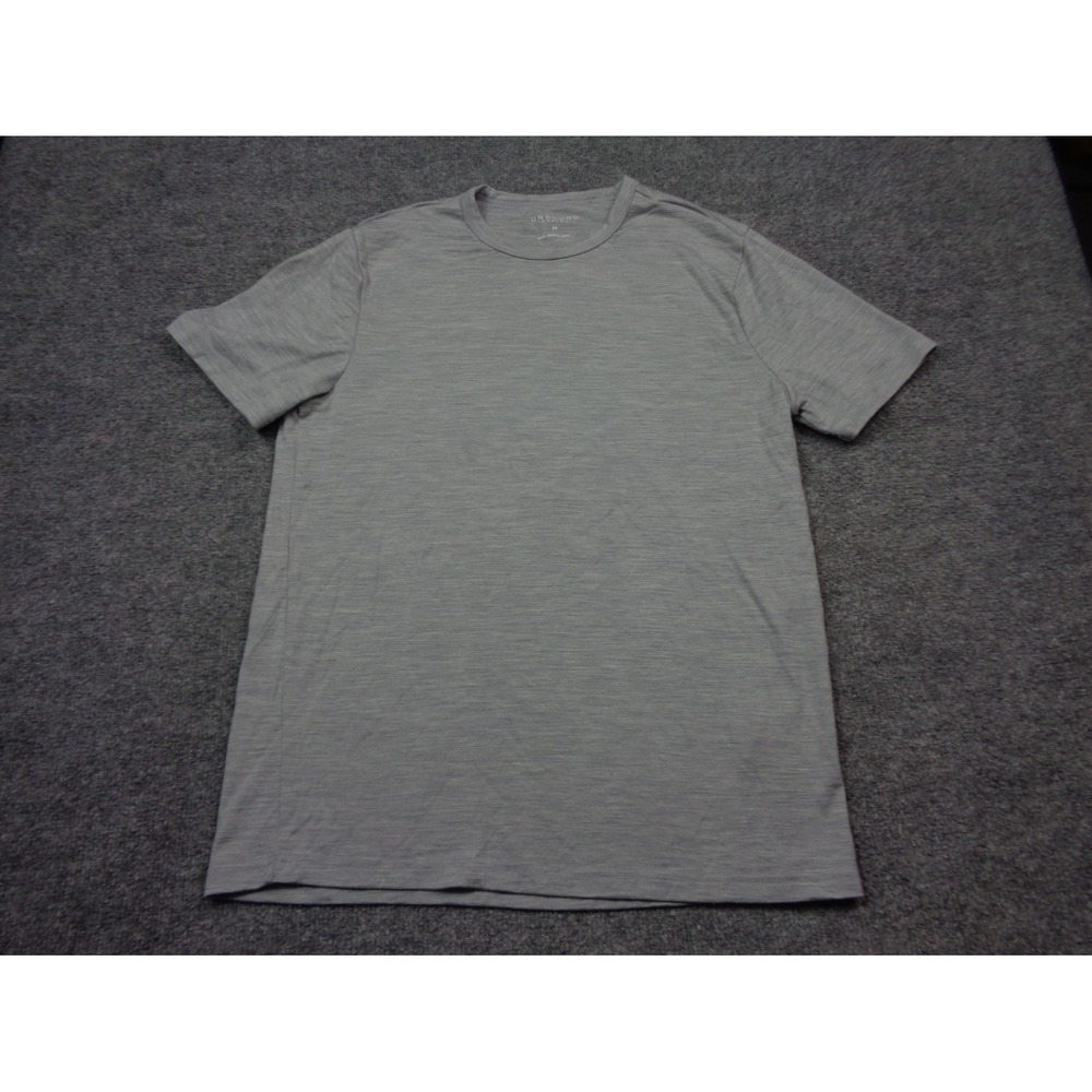 Unbound Merino T-Shirt Mens M Gray 100% Merino Wool Short Sleeve